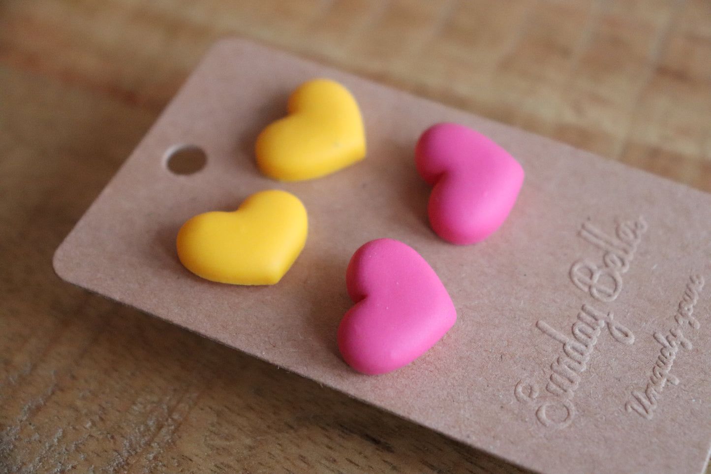 Hearts Pink & Yellow